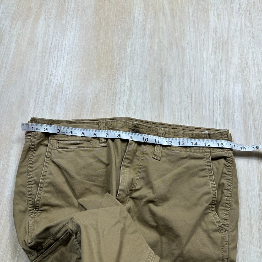 American Eagle Slimming Cargo Flex Utility Hiking Tactical Pants Khaki 32x30 - Picture 8 of 16